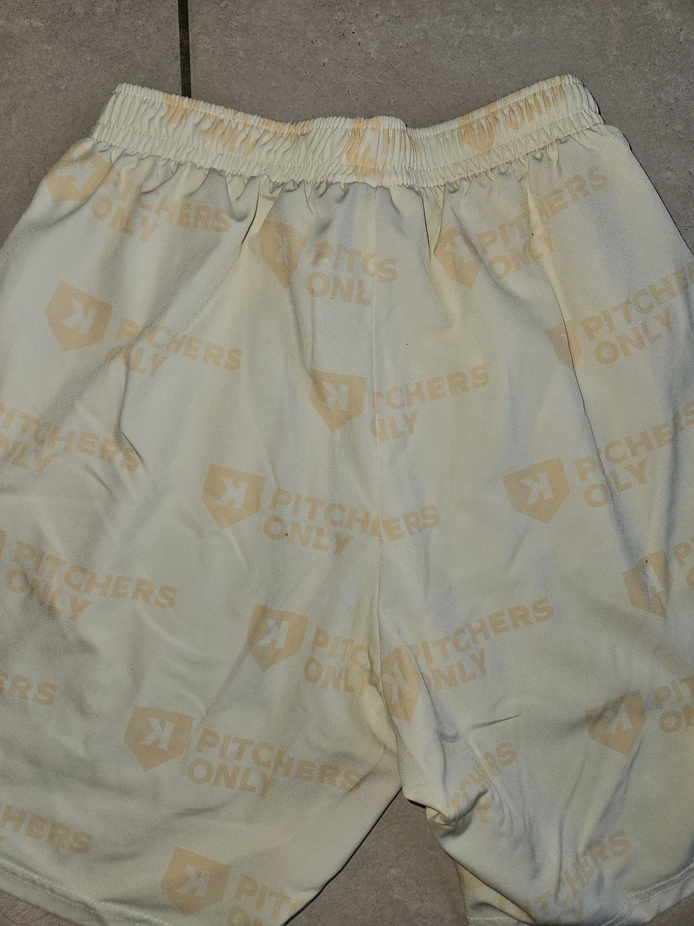 Yellow Athletic Shorts for Men